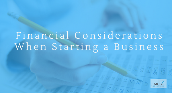 Financial Considerations When Starting a Business