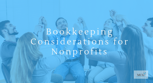 Bookkeeping Considerations for Nonprofits